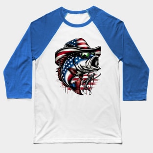 Celebrate Mardi Gras and show your love of fishing with this vibrant patriotic design Baseball T-Shirt